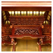 岸佛光堂オリジナル仏壇「京雅」仕込壇 板扉型 紫檀　ー　空殿